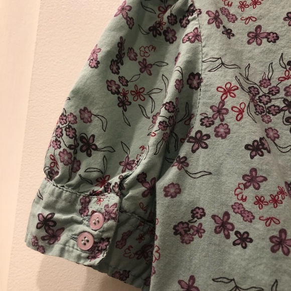 VTG DCC Missy Shirt Cuffed Short Sleeved Med - Picture 4 of 5